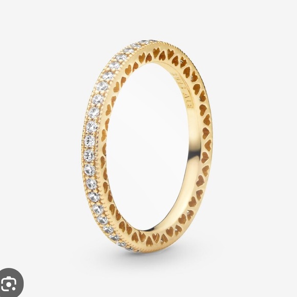 PANDORA heart cut out ring - Picture 1 of 6
